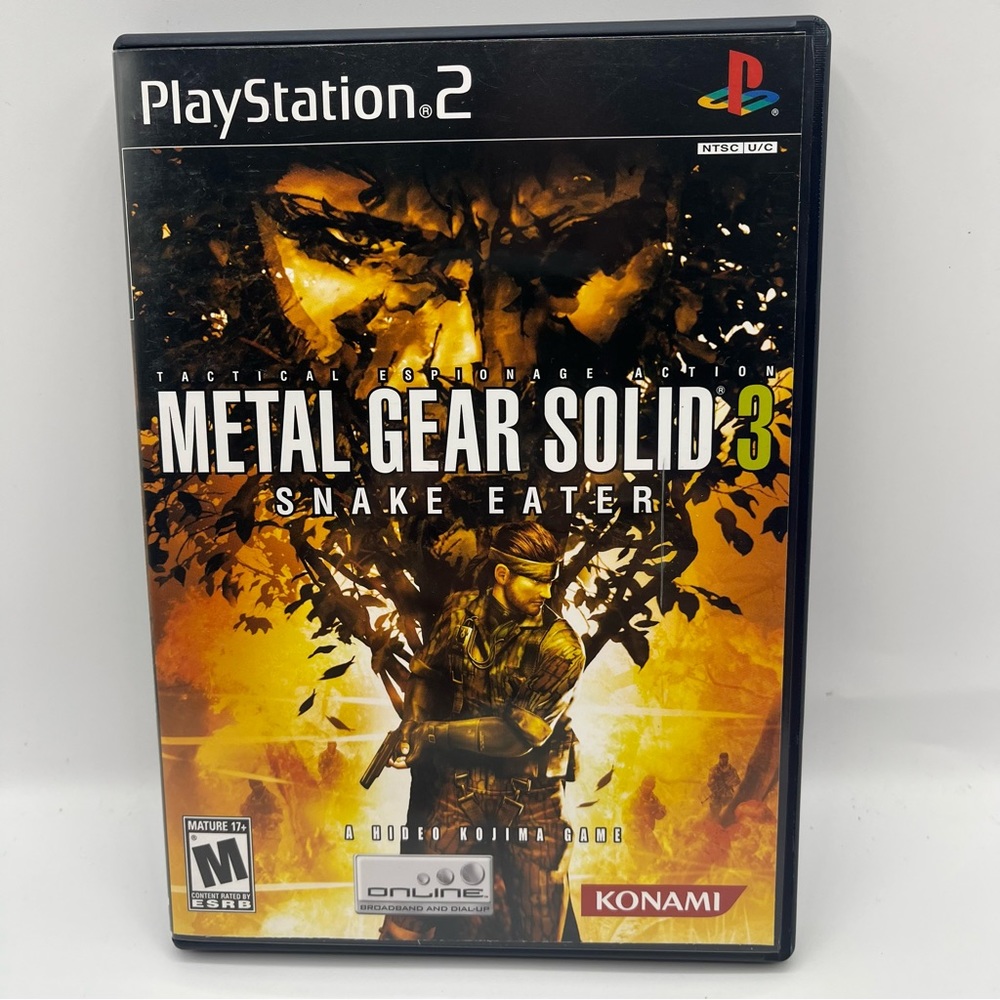 Metal Gear Solid 3: Snake Eater (Sony PlayStation 2, 2004) CIB Complete Tested
